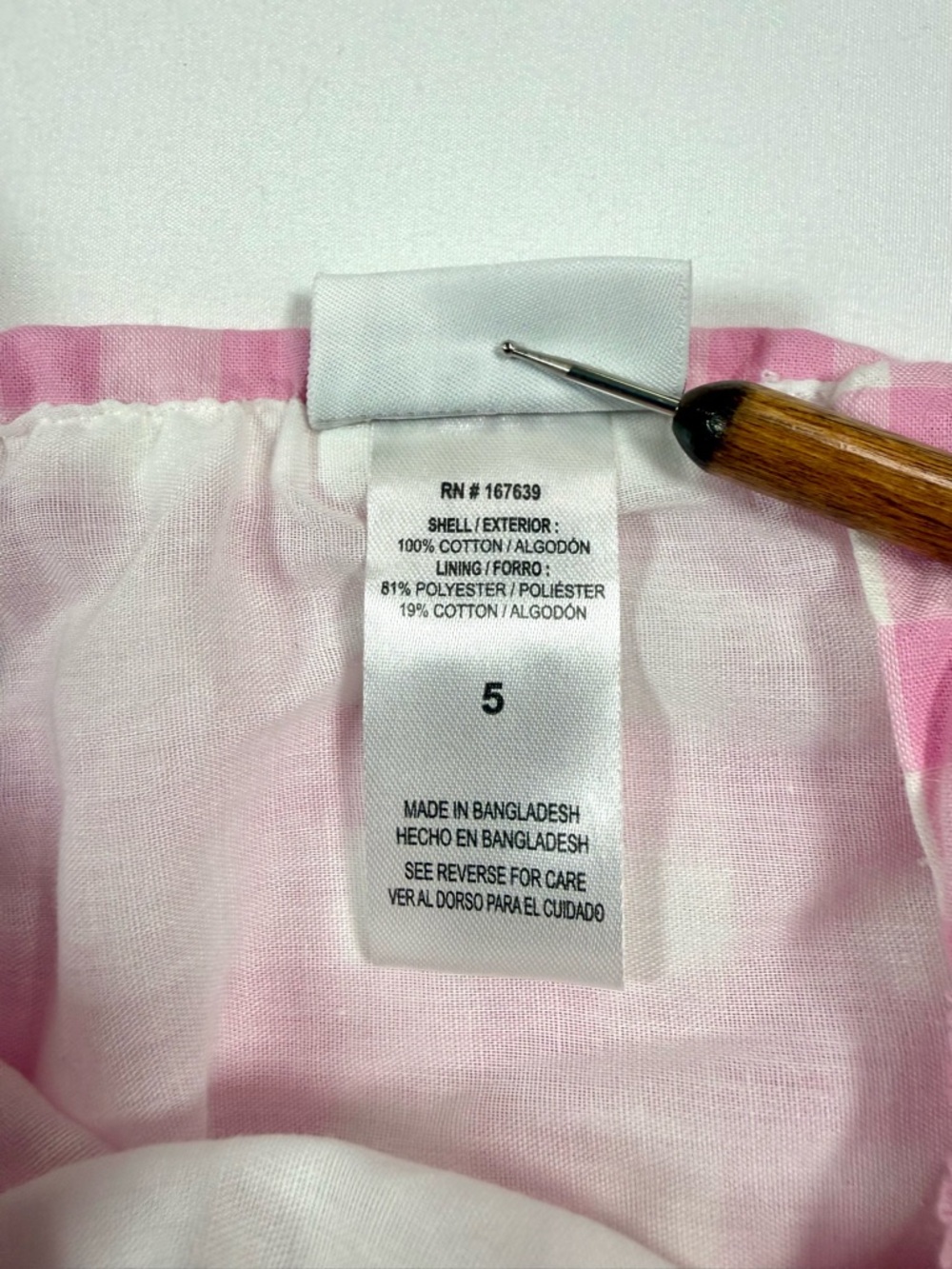 NICOLE MILLER Girls Gingham Bow Bubble Top‎ Size 5 Preppy Cottagecore Summer - Picture 8 of 9